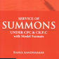 Service Of Summons Under CPC & Cr.P.C With Model Formats By Rahul Kandharkar-2nd Edition 2024-Vinod Publication