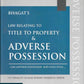 Law Relating to Title to Property and Adverse Possession By YP Bhagat, Kumar Keshav, Ranjeeta Singh-2nd Edition 2024-Vinod Publication