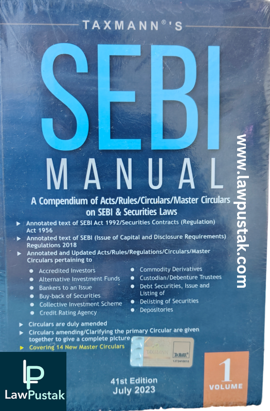 SEBI Manual | Set of 3 Volumes | Taxmann | 41st Edition 2023