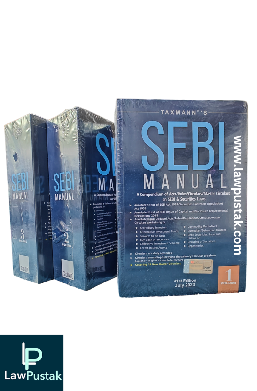 SEBI Manual | Set of 3 Volumes | Taxmann | 41st Edition 2023