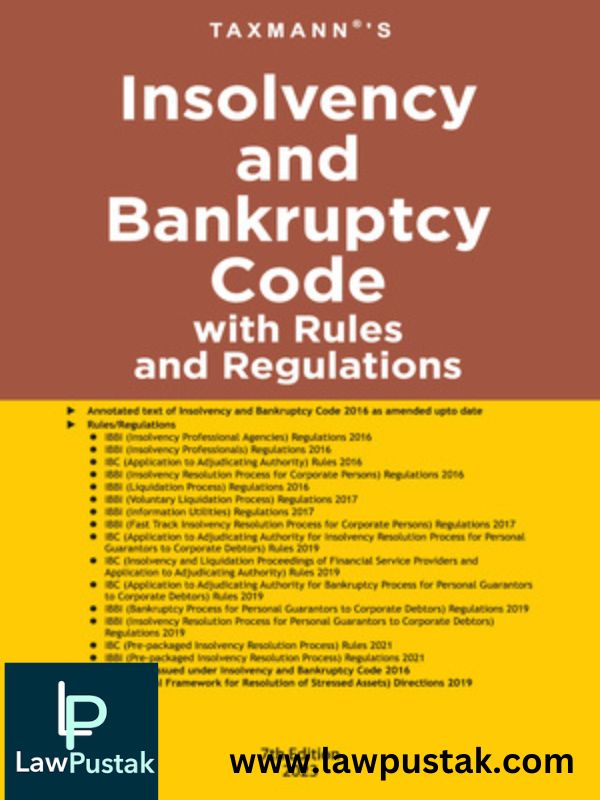 Insolvency and Bankruptcy Code with Rules and Regulations by Taxmann-TAXMANN