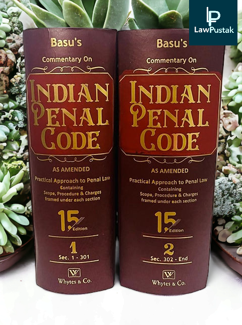 Indian Penal Code (Basu's) In Two Volumes (IPC)-Basu-Edition :2023-Whytes & Co.