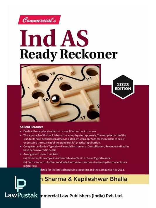 Ind As Ready Reckoner by Parveen Sharma & Kapileshwar Bhalla – Edition 2023-commercial