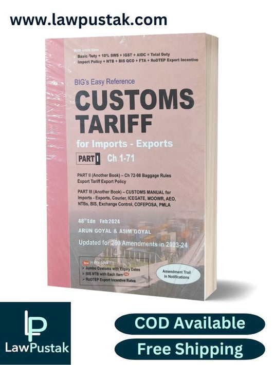 BIG's Easy Reference CUSTOMS TARIFF for Imports - Exports part-I