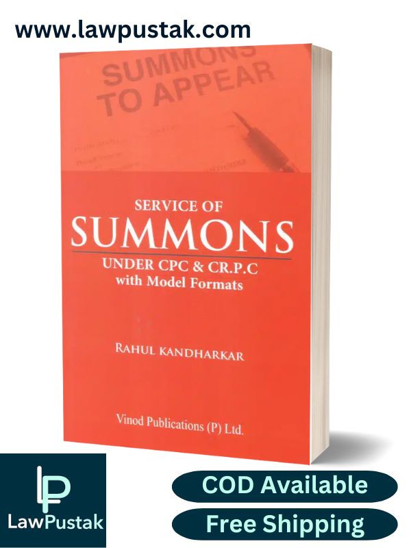 Service Of Summons Under CPC & Cr.P.C With Model Formats By Rahul Kandharkar-2nd Edition 2024-Vinod Publication