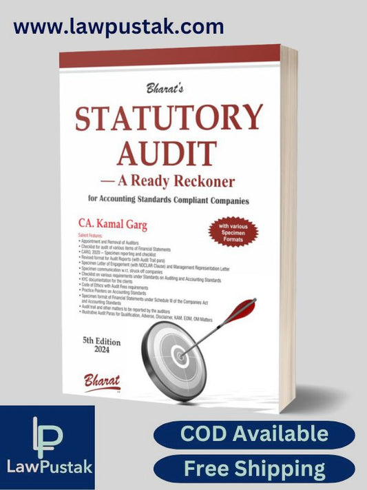 Statutory Audit - A Ready Reckoner for Accounting Standards Compliant Companies By CA. Kamal Garg-5th Edition 2024-Bharat Law House