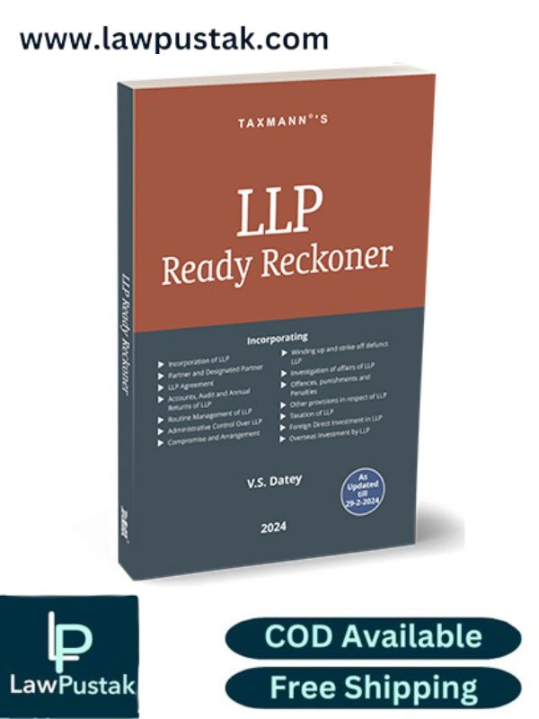 LLP Ready Reckoner By V.S. Datey-2024 Edition-Taxmann