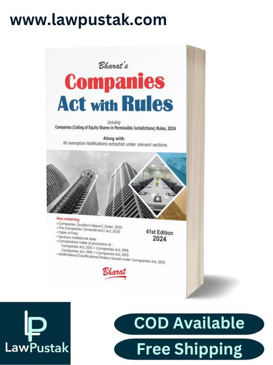 Companies Act with Rules (Royal Edition) by Bharat’s-41st edition 2024-Bharat's