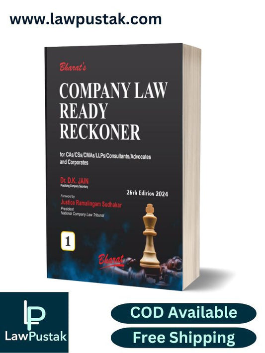 COMPANY LAW READY RECKONER by Dr. D.K. Jain-26th edition 2024 (in 2 Vols.)-Bharat's