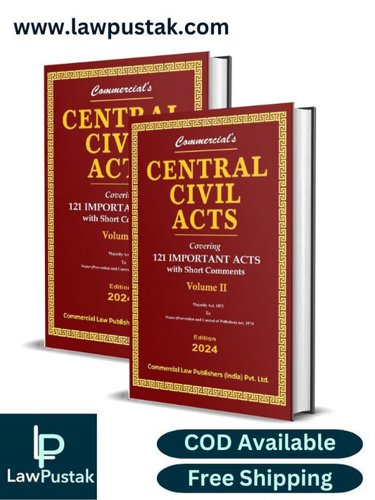 Central Civil Acts covering 121 Important Acts with short comments-Edition 2024-Commercial's