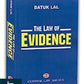 The Law of Evidence by Batuk Lal-Central Law Agency