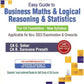 Commercial Law Publisher Padhuka's EASY GUIDE TO BUSINESS MATHS & LOGICAL REASONING & STATISTICS 14th Edition Feb 2023 by CA G. Sekar CA B. Saravana Prasath