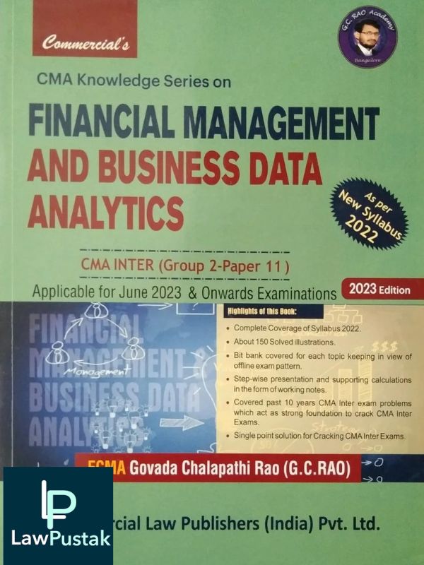 Financial Management and Business Data Analytics by CMA G.C. Rao-Commercial's