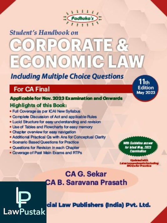 Padhuka's Students' Handbook on CORPORATE & ECONOMIC LAW-Lawpustak