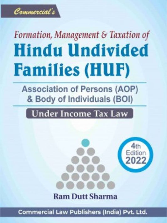 Commercial's Formation Management & Taxation of HINDU UNDIVIDED FAMILIES (HUF)