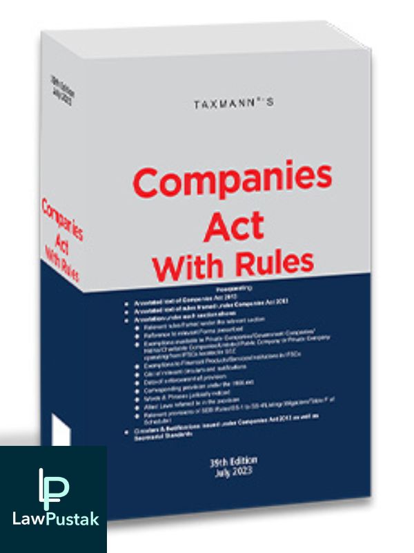 Companies Act with Rules | POCKET | PAPERBACK-39th Edition-TAXMANN-Lawpustak