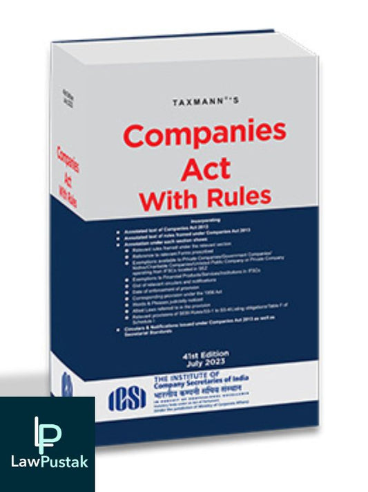 Companies Act with Rules | POCKET | HARDBOUND-41st Edition-TAXMANN-Lawpustak