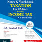 Notes & Workbook TAXATION For CA Inter Module 1 INCOME TAX by CA. Arvind Tuli-Bharat Law House