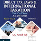 Direct Tax Laws & International Taxation For Ca Final By Ca. Arvind Tuli-17th Edition 2024-Bharat Law House