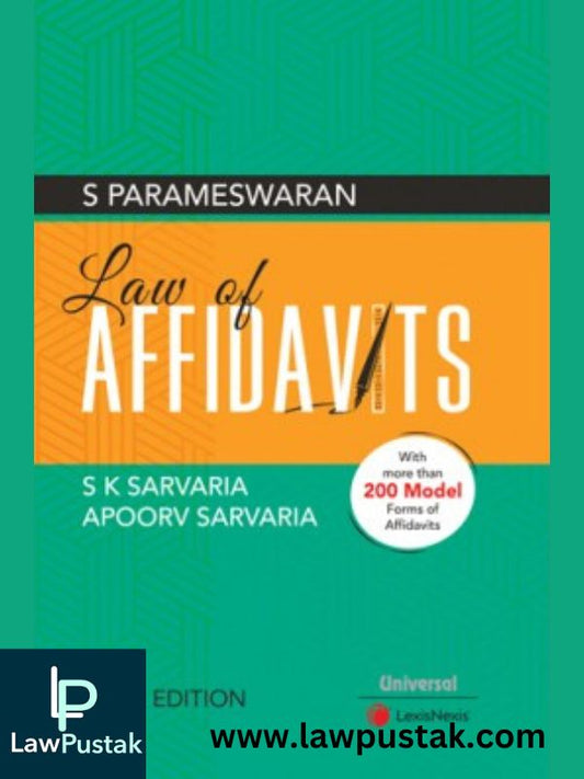 Law of Affidavits by S Parameswaram-6th  edition 2023-Lexis Nexis