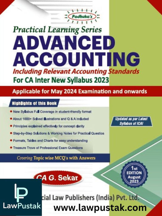 Practical Learning Series—Advanced Accounting-G. Sekar-Commercial's