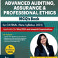 Advanced Auditing, Assurance and Professional Ethics MCQ's Book for CA Final New Syllabus 2023 By CA Khushboo Girish Sanghavi-Commercial's