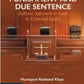 Crime, Punishment and Due Sentence: Judicial Approach to Guilt in Criminal Justice by Humayun Rasheed Khan-1st Edition-2024-LexisNexis