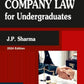 COMPANY LAW for Undergraduates by J.P. Sharma-1st Edition 2024-Bharat Law House