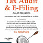 TAX AUDIT and e-FILING by CA. Kamal Garg-12th Edition 2024-Bharat Law House