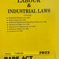 Commercial Law Publisher's Bareact On Labour & Industrial Laws 2022 Edition