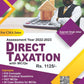 Bharat's Direct Taxation with MCQs By CA Jaspreet Singh Johar Applicable for December 2022 Exam