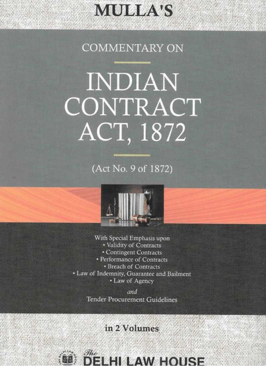 Delhi Law House’s Commentary on The Indian Contract Act, 1872 by Mulla – Edition 2022