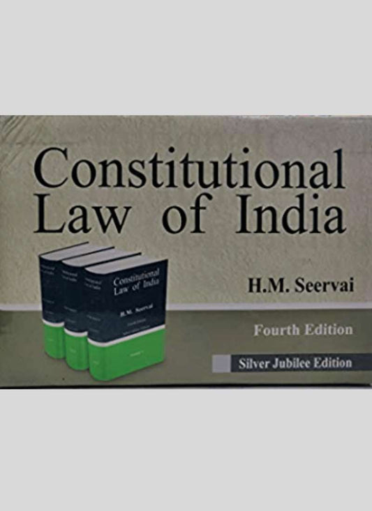 Law & Justice Publishing Co Constitutional Law Of India (3 Volumes Book Set) (Fourth Edition) by H M Seervai Reprinted 2021