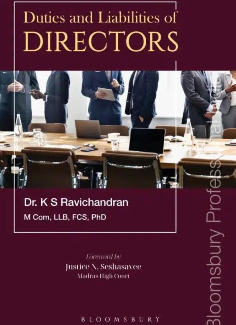 Bloomsbury's Duties and Liabilities of Directors by K S Ravichandran 1st Edition June 2022