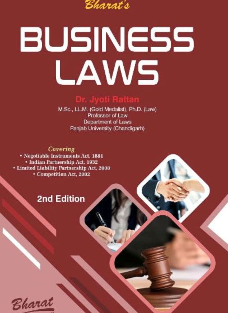 Bharat's BUSINESS LAWS by Dr. Jyoti Rattan 2nd Edition 2022